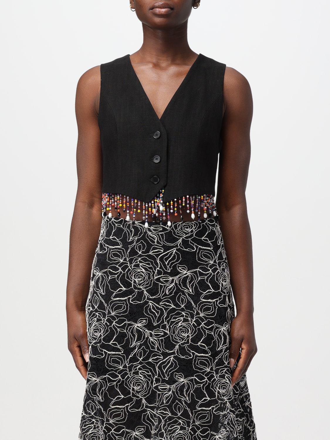 MSGM TOP: Top woman MSGM, Black - Img 1