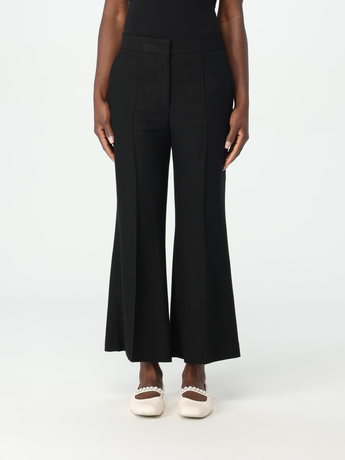 MSGM PANTS: Pants woman MSGM, Black - Img 1