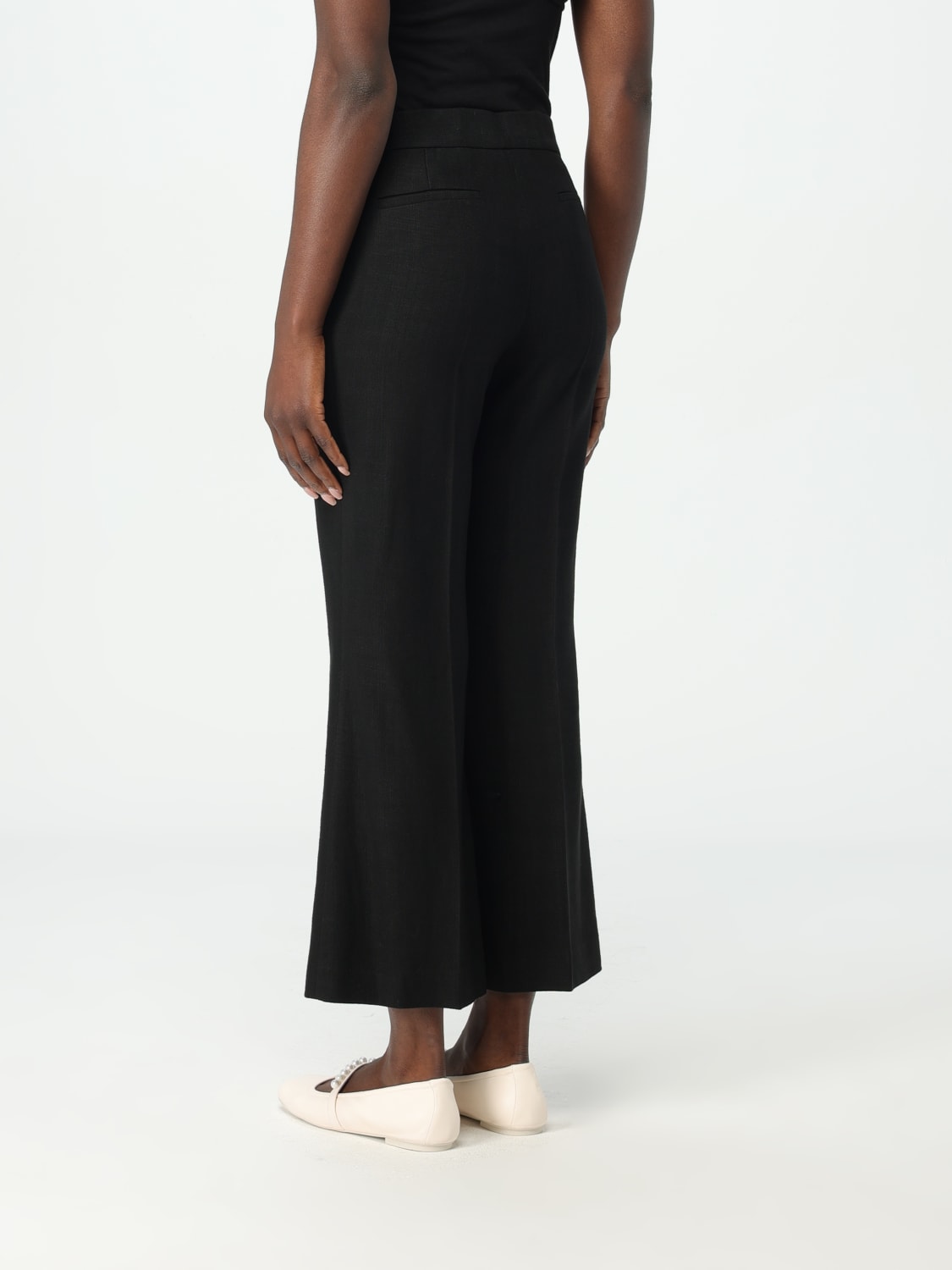 MSGM PANTS: Pants woman MSGM, Black - Img 2