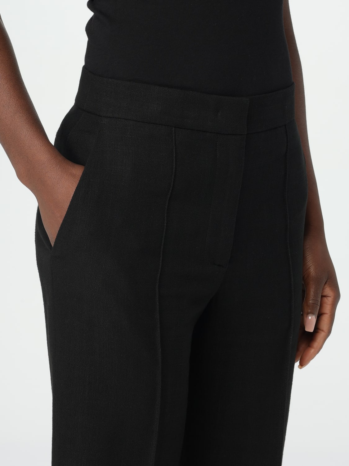 MSGM PANTS: Pants woman MSGM, Black - Img 3