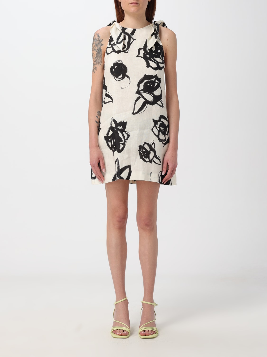 MSGM: Dress woman - Black | MSGM dress 3642MDA07 247317 online at ...