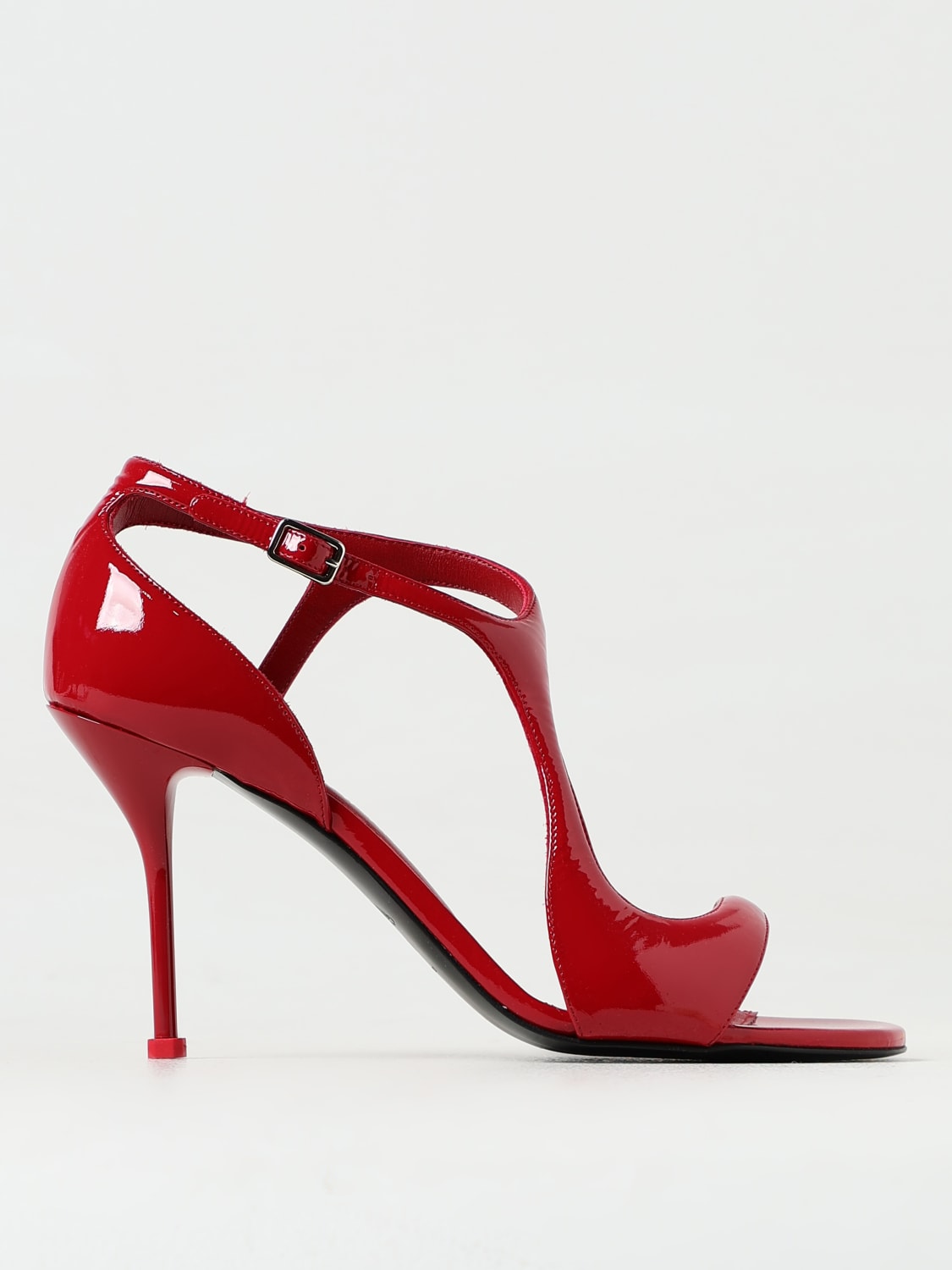 Alexander McQueen Outlet: Shoes woman - Red | Alexander McQueen heeled ...