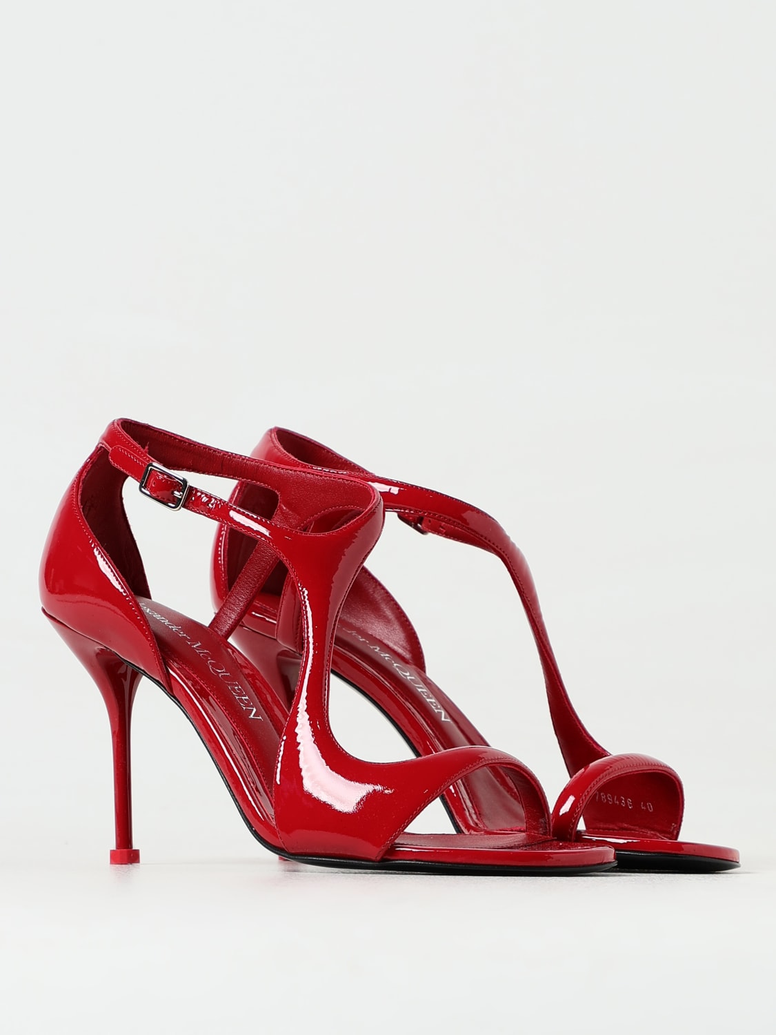 ALEXANDER MCQUEEN HEELED SANDALS: Shoes woman Alexander McQueen, Red - Img 2