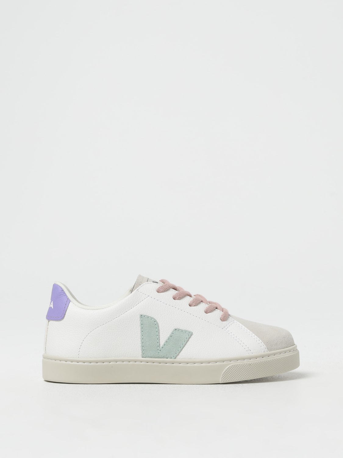 VEJA SNEAKERS: Sneakers bambino Veja, Bianco - Img 1