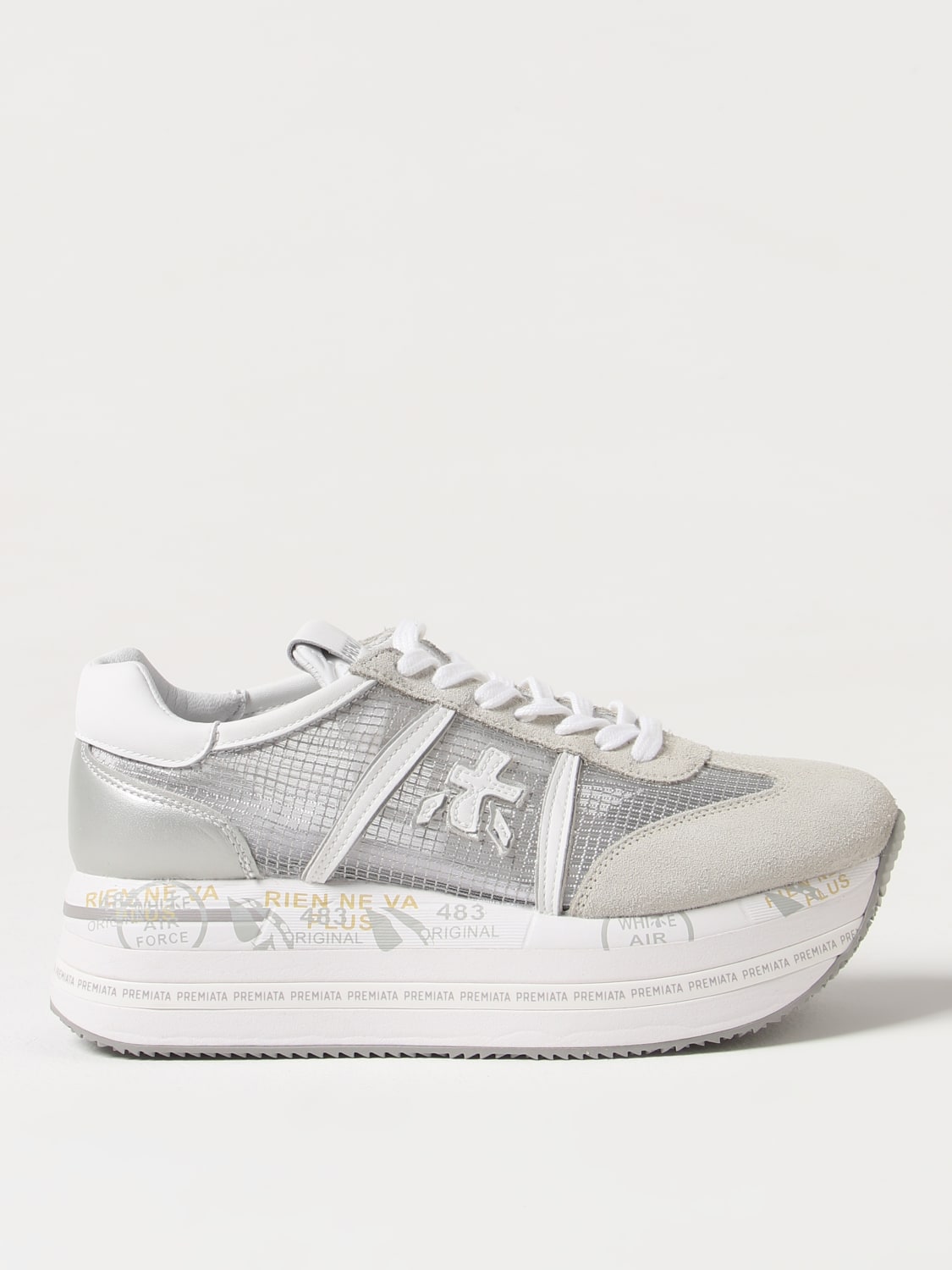 PREMIATA SNEAKERS: Sneakers woman Premiata, Silver - Img 1