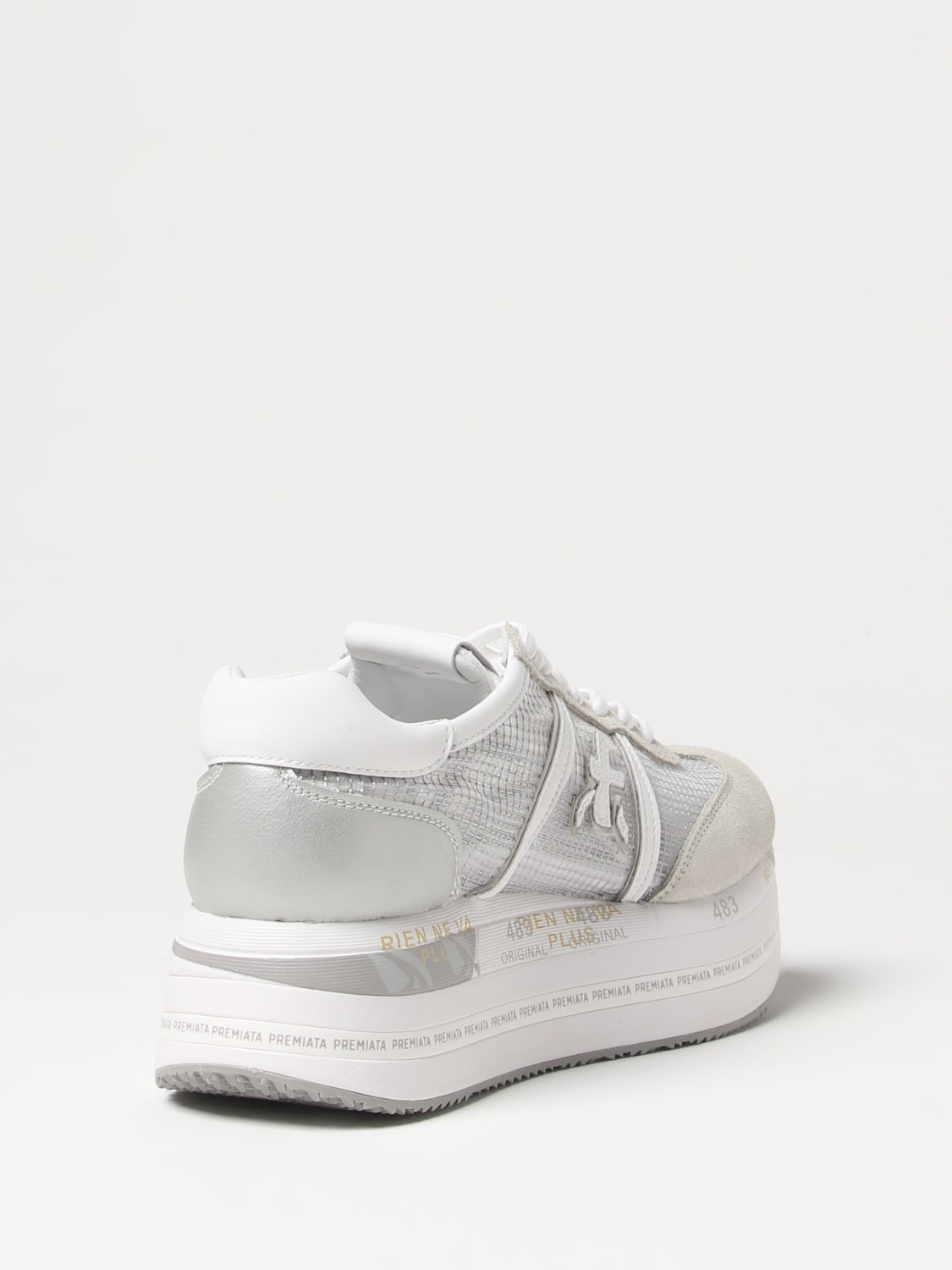 PREMIATA SNEAKERS: Sneakers woman Premiata, Silver - Img 3