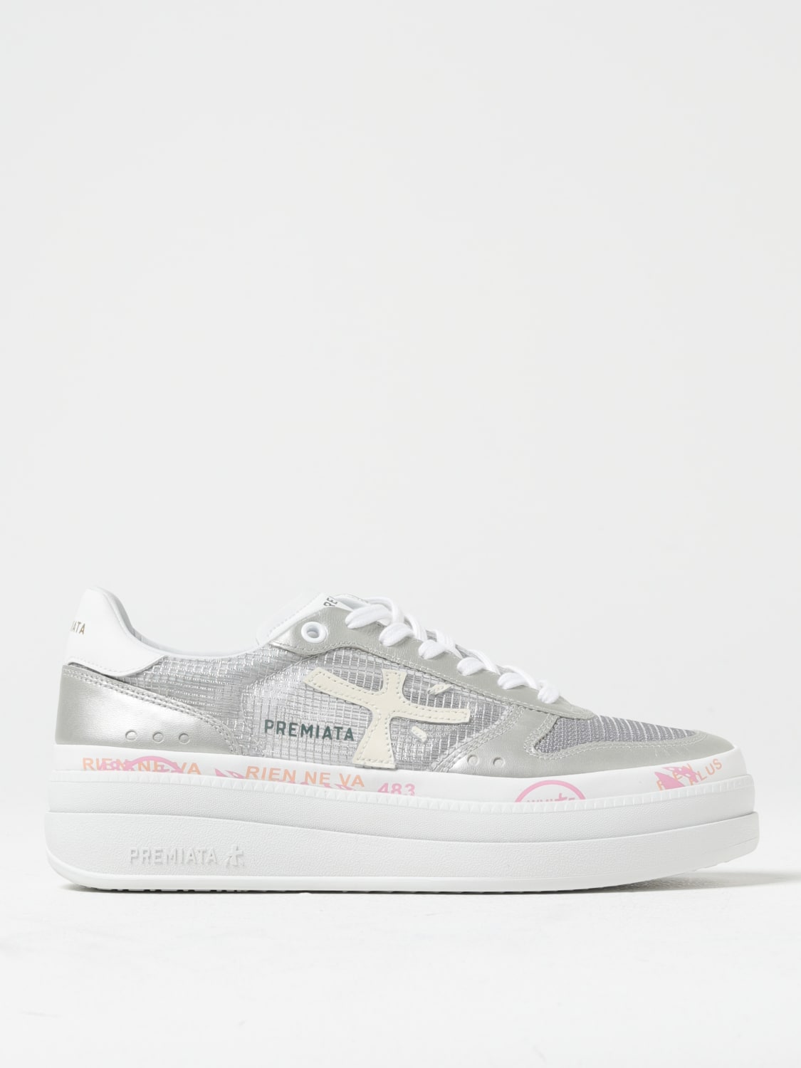スニーカー PREMIATA Women Sneakers MICOL VAR 7446 Silver PREMIATA MICOL 7446 – LiLi The First