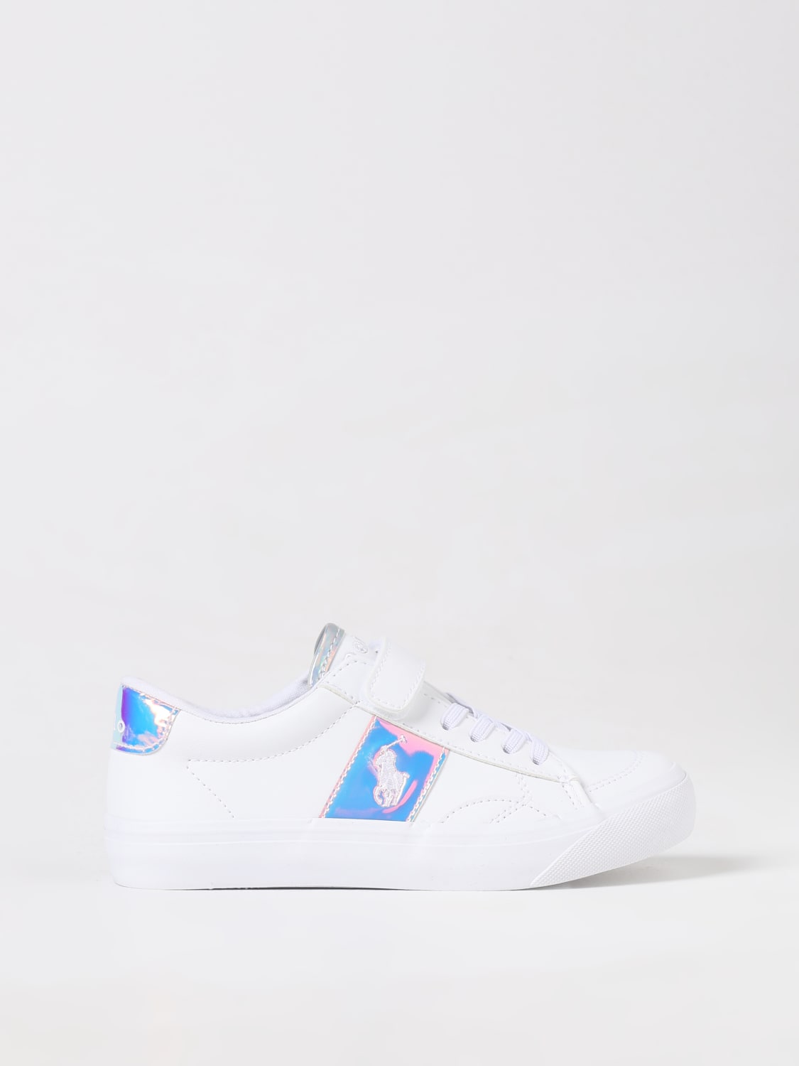 POLO RALPH LAUREN SNEAKERS: Sneakers kids Polo Ralph Lauren, White - Img 1