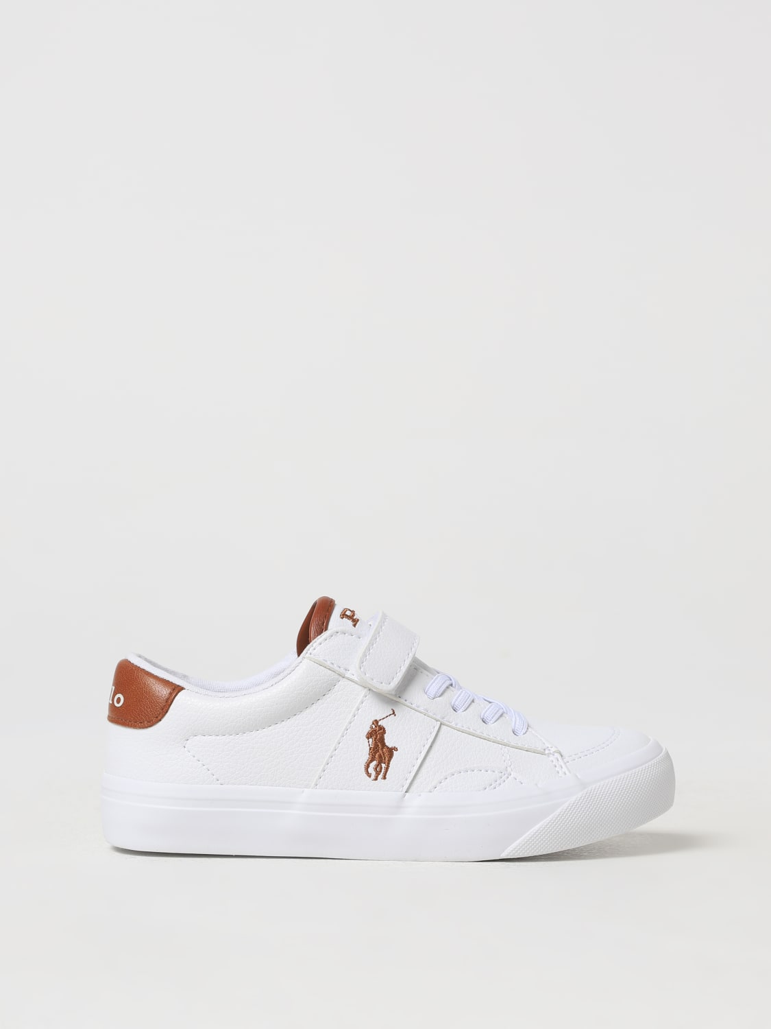 POLO RALPH LAUREN SNEAKERS: Sneakers kids Polo Ralph Lauren, White - Img 1