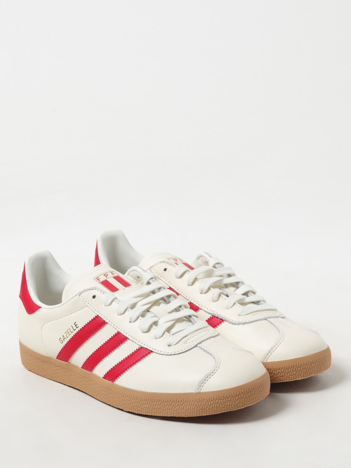 Adidas Originals Outlet Sneakers Gazzelle in pelle liscia Avorio Sneakers Adidas Originals ID3720 online su GIGLIO.COM