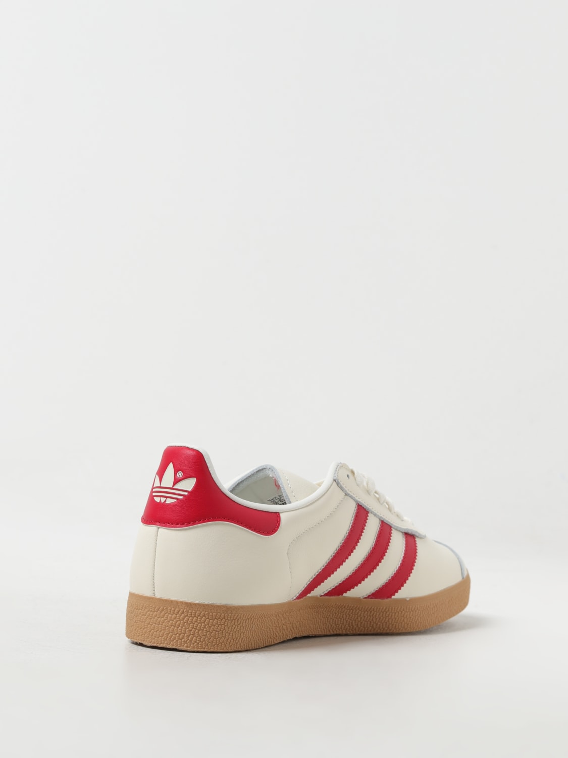 Adidas Originals Outlet Sneakers Gazzelle in pelle liscia Avorio Sneakers Adidas Originals ID3720 online su GIGLIO.COM