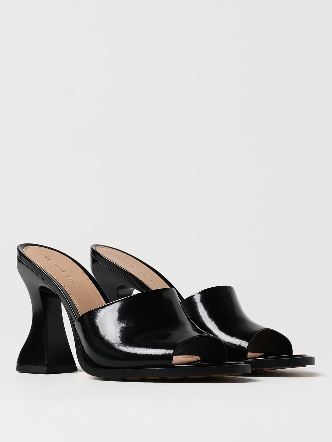 BOTTEGA VENETA SANDALES À TALONS: Chaussures femme Bottega Veneta, Noir - Img 2