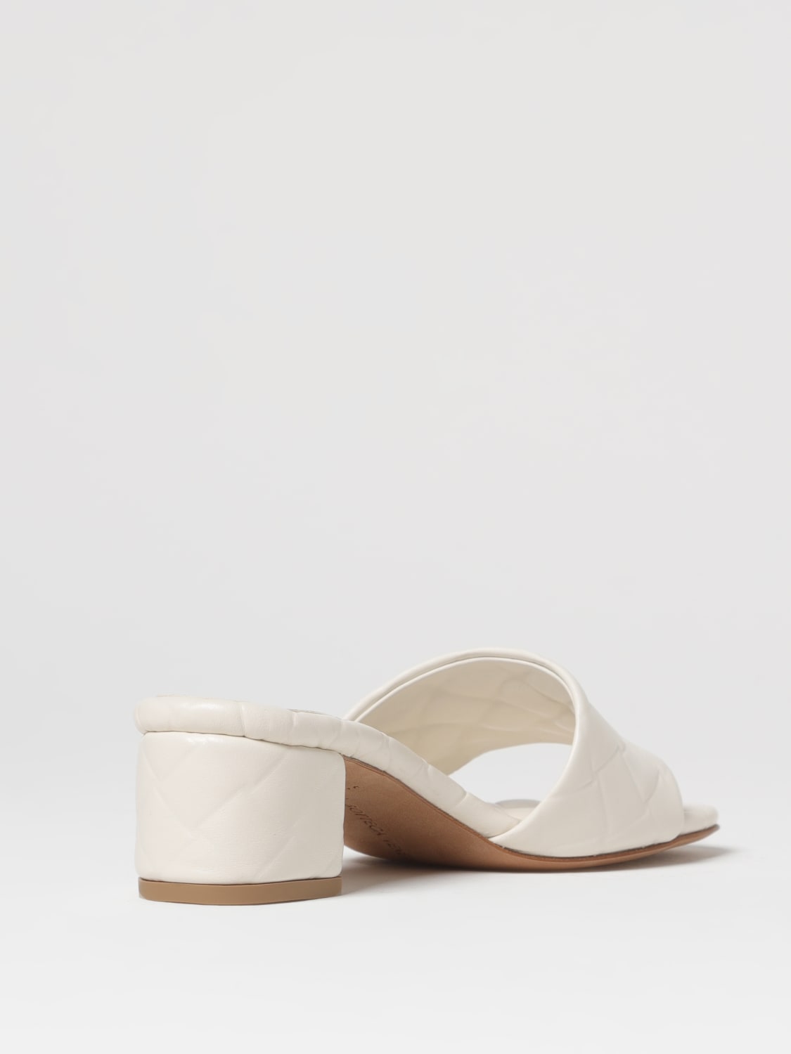 BOTTEGA VENETA HEELED SANDALS: Shoes woman Bottega Veneta, White - Img 3