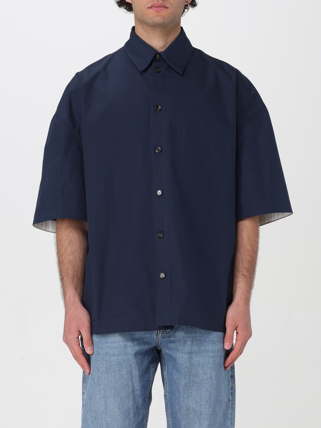 BOTTEGA VENETA SHIRT: Shirt men Bottega Veneta, Blue - Img 1