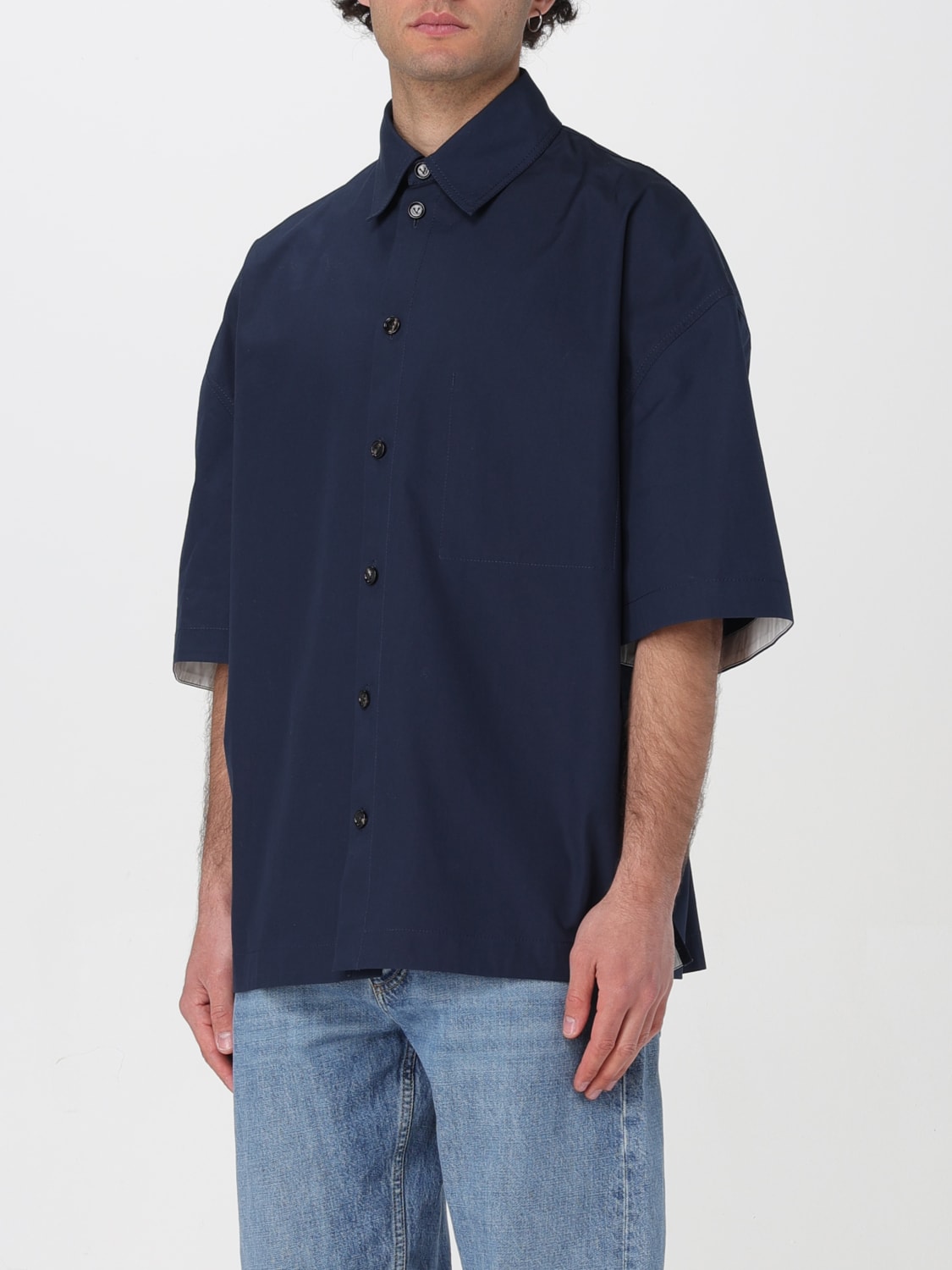 BOTTEGA VENETA SHIRT: Shirt men Bottega Veneta, Blue - Img 4