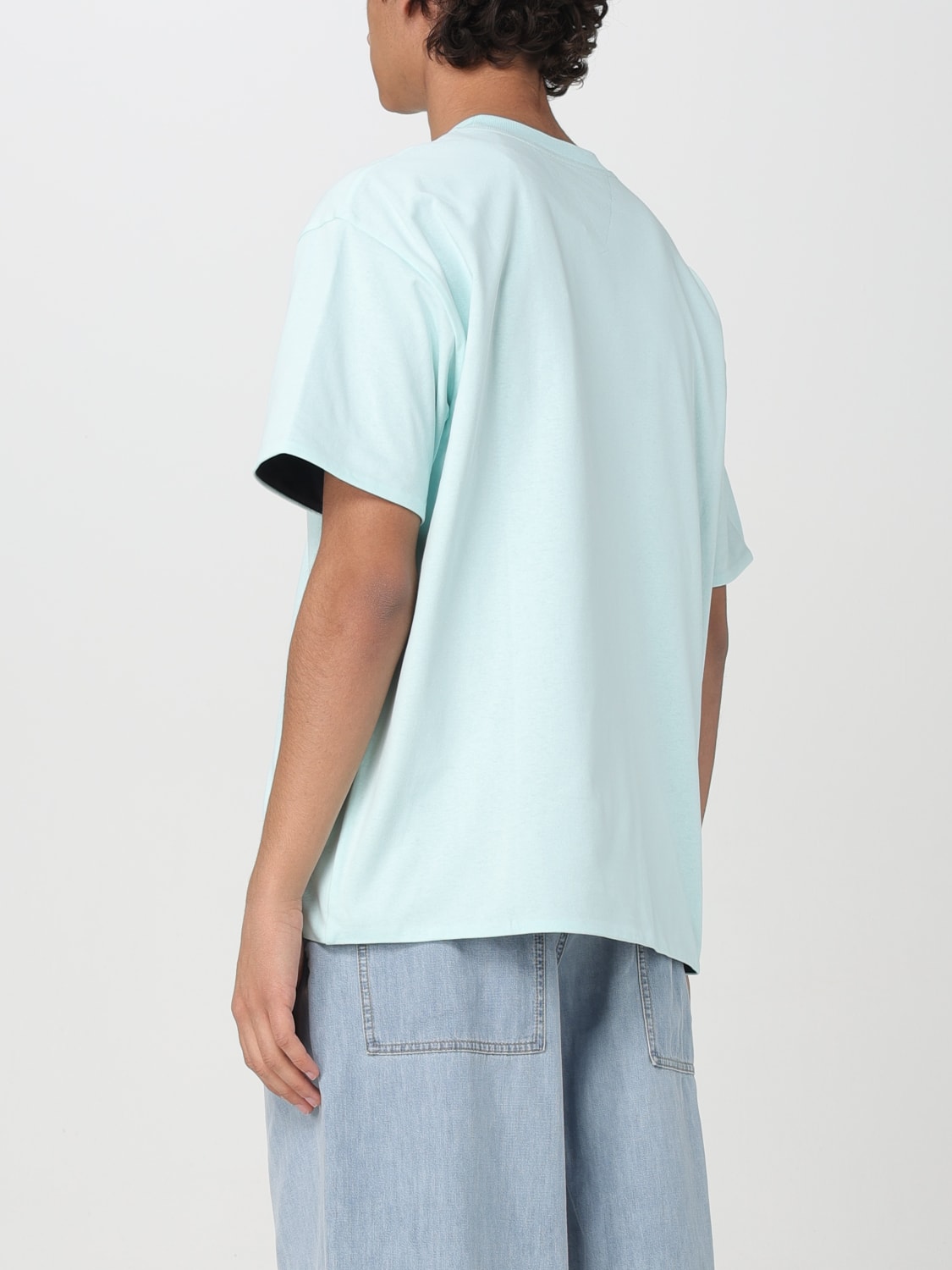 BOTTEGA VENETA T-SHIRT: T-shirt men Bottega Veneta, Turquoise - Img 3