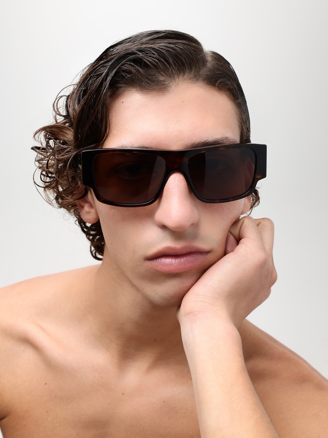 BOTTEGA VENETA SUNGLASSES: Sunglasses men Bottega Veneta, Dark - Img 2