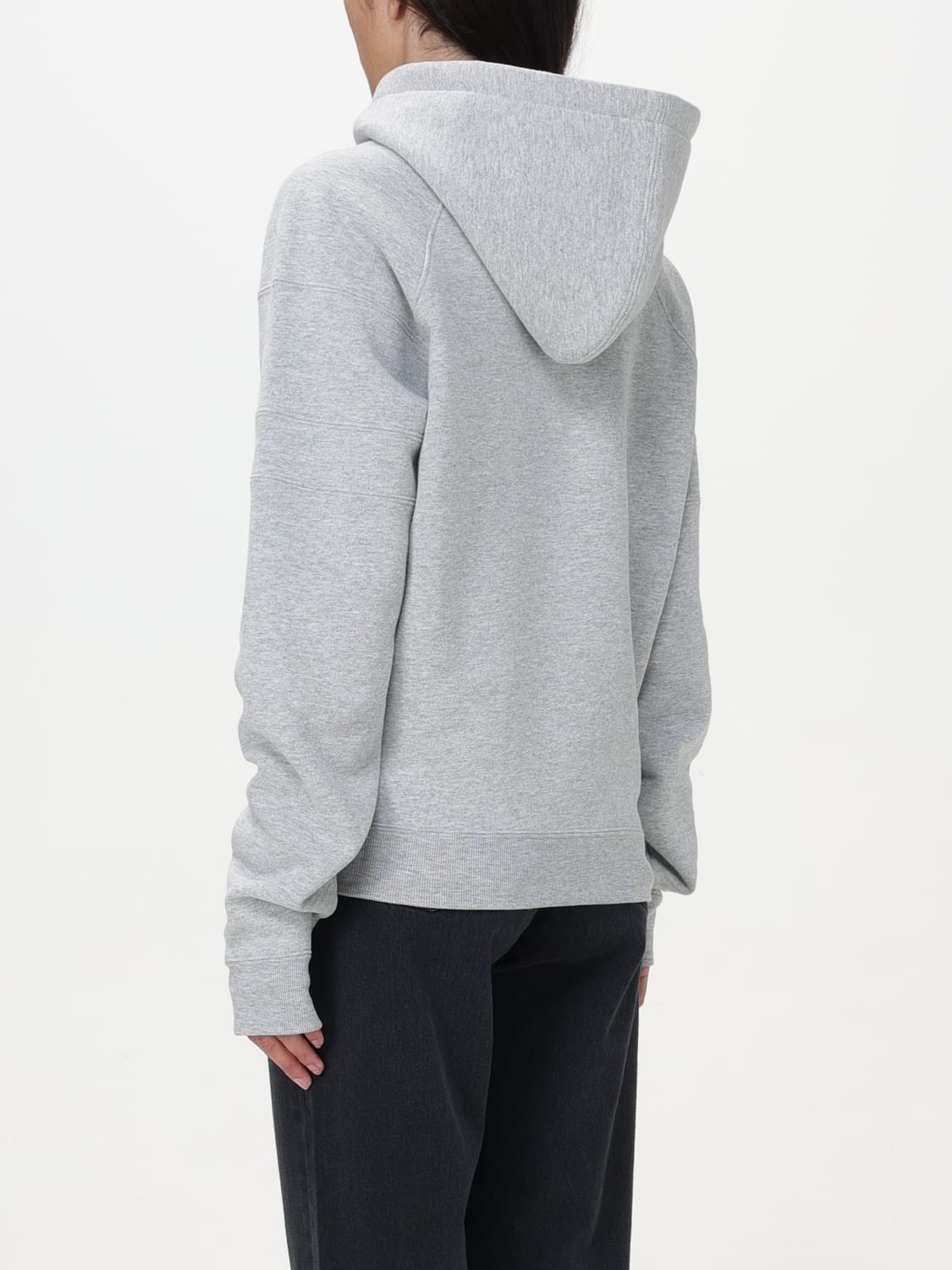 SAINT LAURENT SWEATSHIRT: Sweatshirt woman Saint Laurent, Grey - Img 3