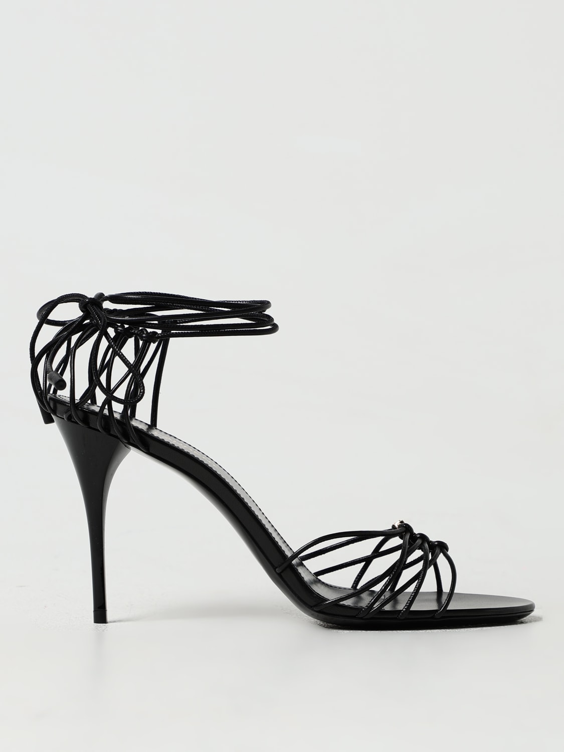 SAINT LAURENT HEELED SANDALS: Shoes woman Saint Laurent, Black - Img 1