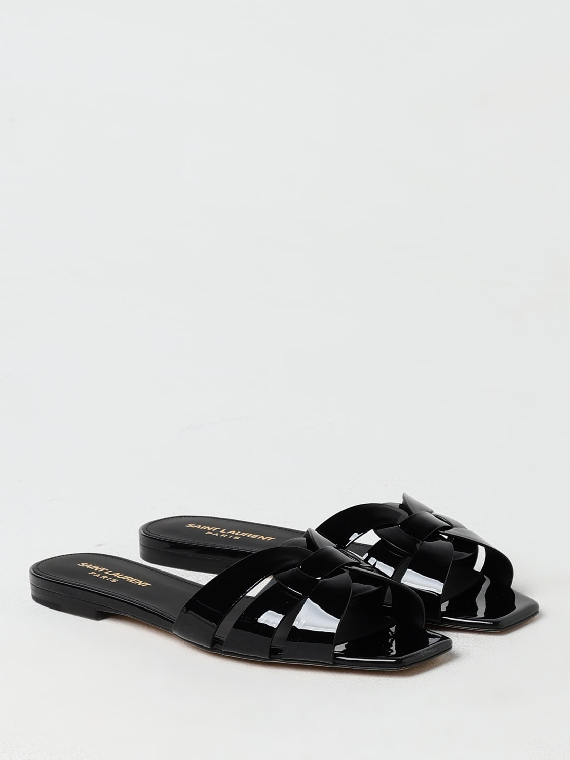 SAINT LAURENT FLACHE SANDALEN: Schuhe damen Saint Laurent, Schwarz - Img 2