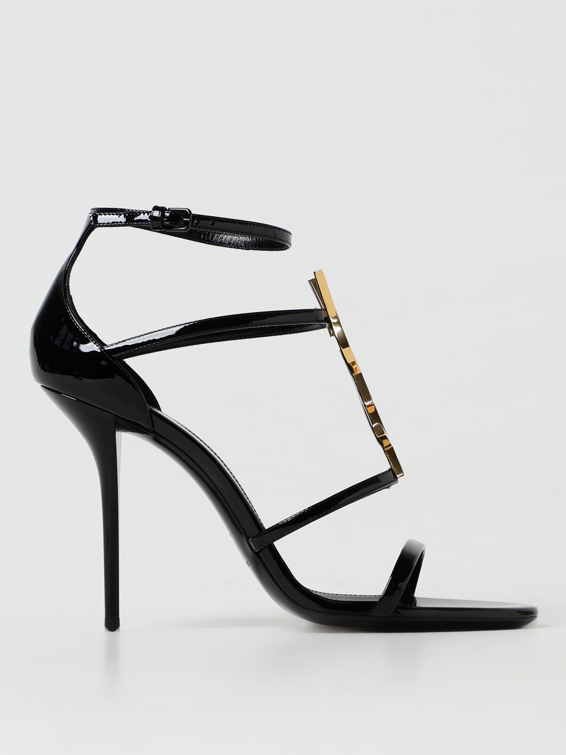 SAINT LAURENT HEELED SANDALS: Shoes woman Saint Laurent, Black - Img 1