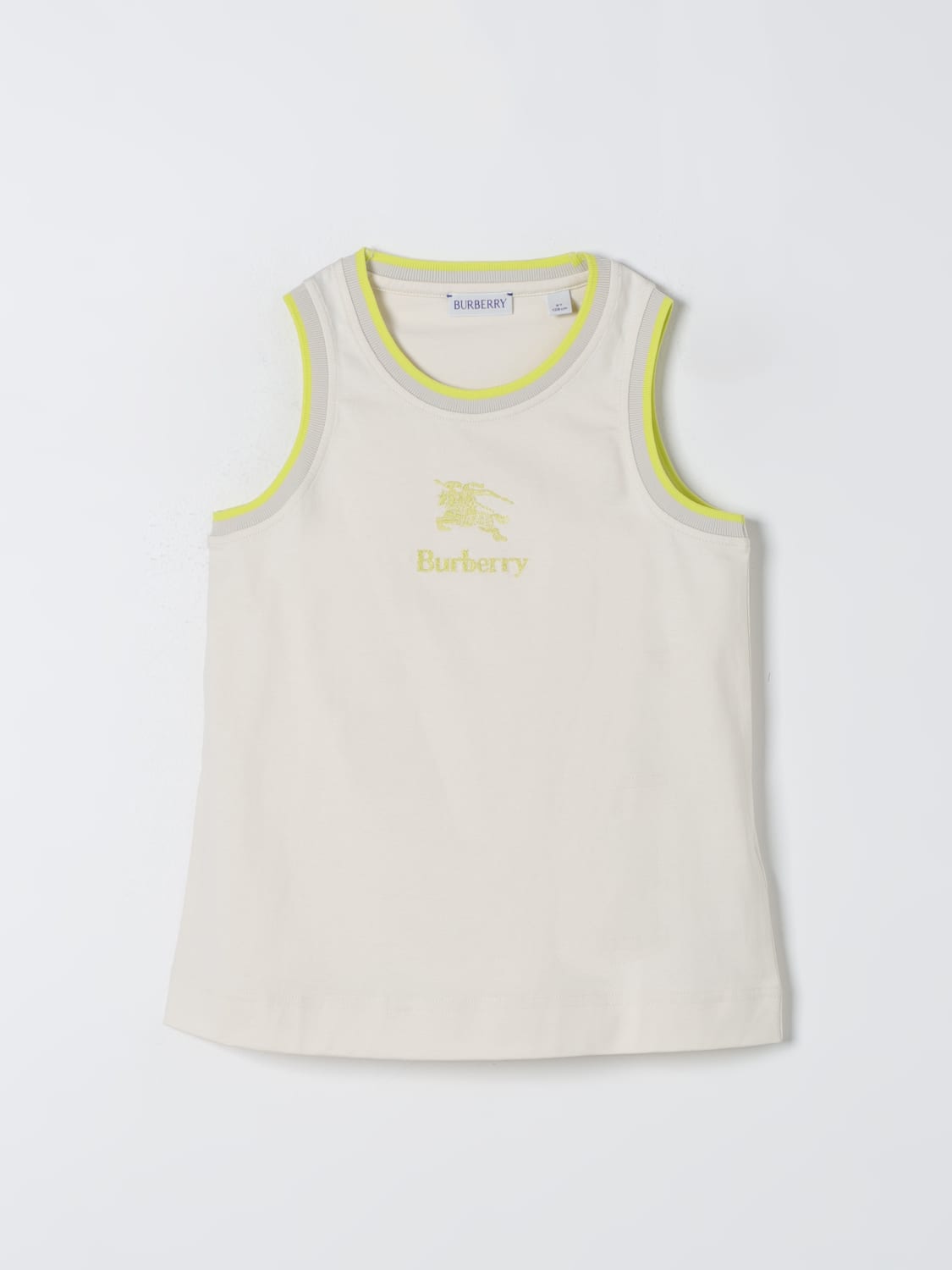 BURBERRY DÉBARDEUR: T-shirt enfant Burberry Kids, Beige - Img 1