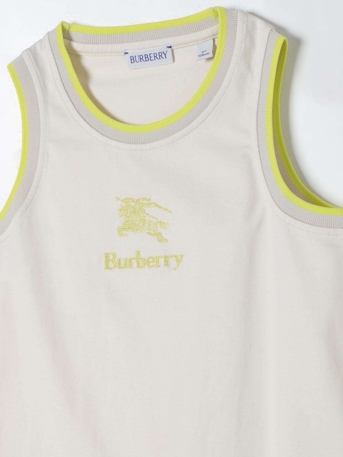 BURBERRY ベスト: Tシャツ ボーイ Burberry Kids, ベージュ - Img 3