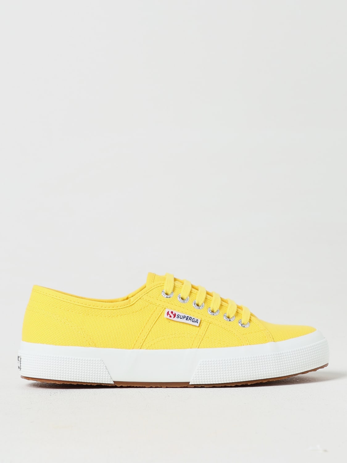 Yellow fashion superga