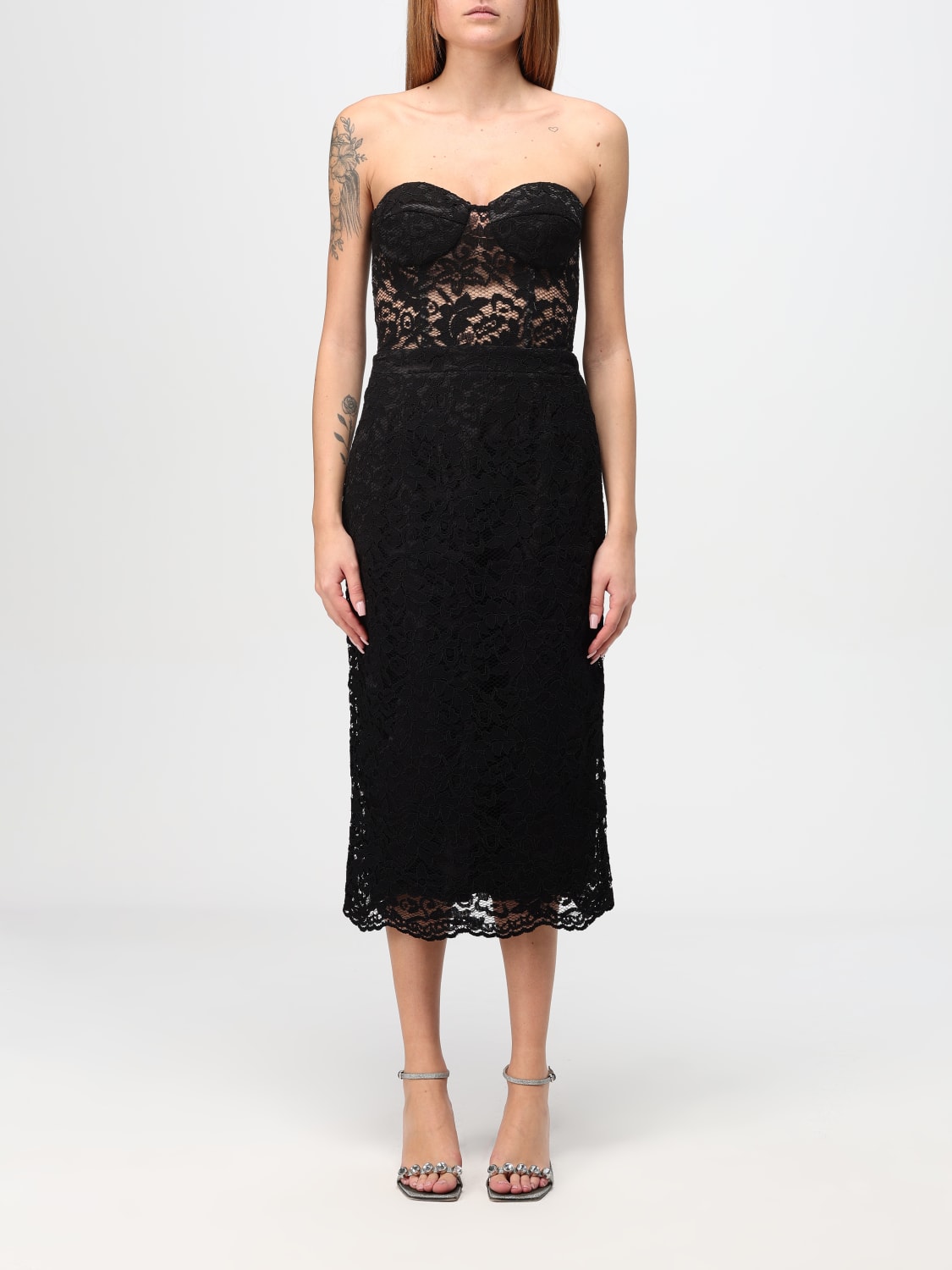 DORIS DRESS: Dress woman Doris, Black - Img 1