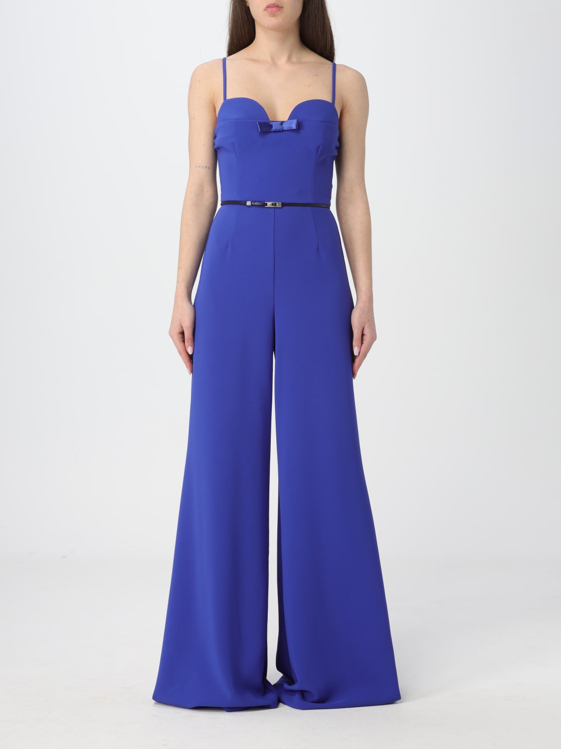 ELISABETTA FRANCHI JUMPSUIT: Kleid damen Elisabetta Franchi, Indigo - Img 1