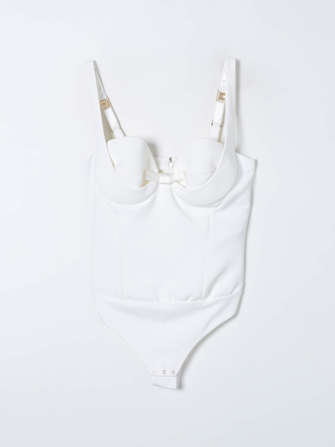 ELISABETTA FRANCHI BODY: Body woman Elisabetta Franchi, Yellow Cream - Img 2