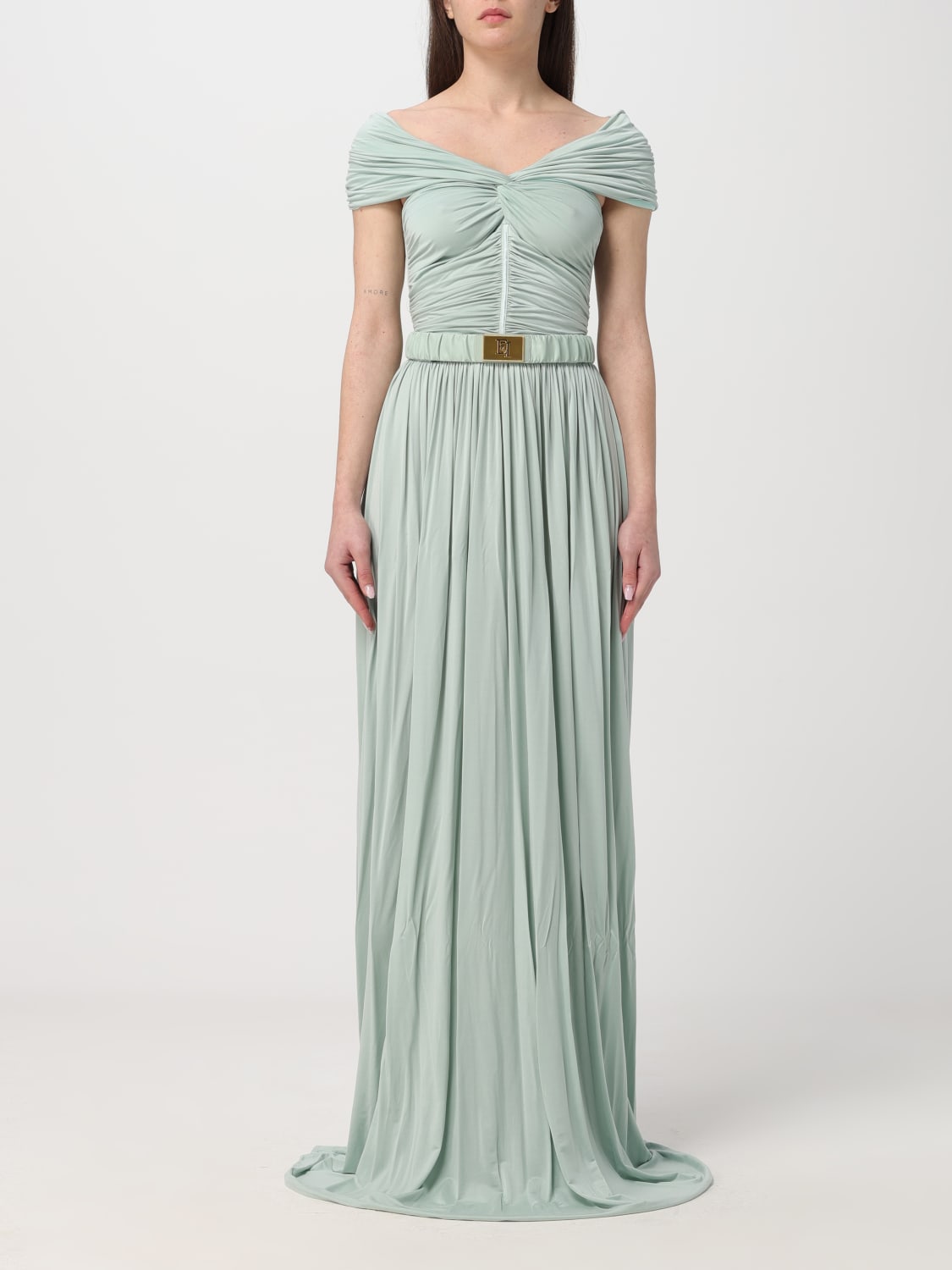 ELISABETTA FRANCHI DRESS: Dress woman Elisabetta Franchi, Water - Img 1