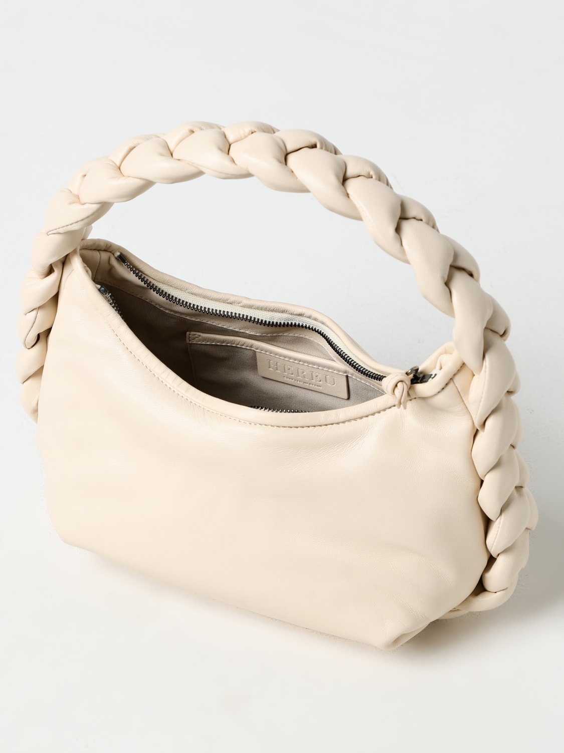 HEREU SHOULDER BAG: Shoulder bag woman Hereu, Cream - Img 3