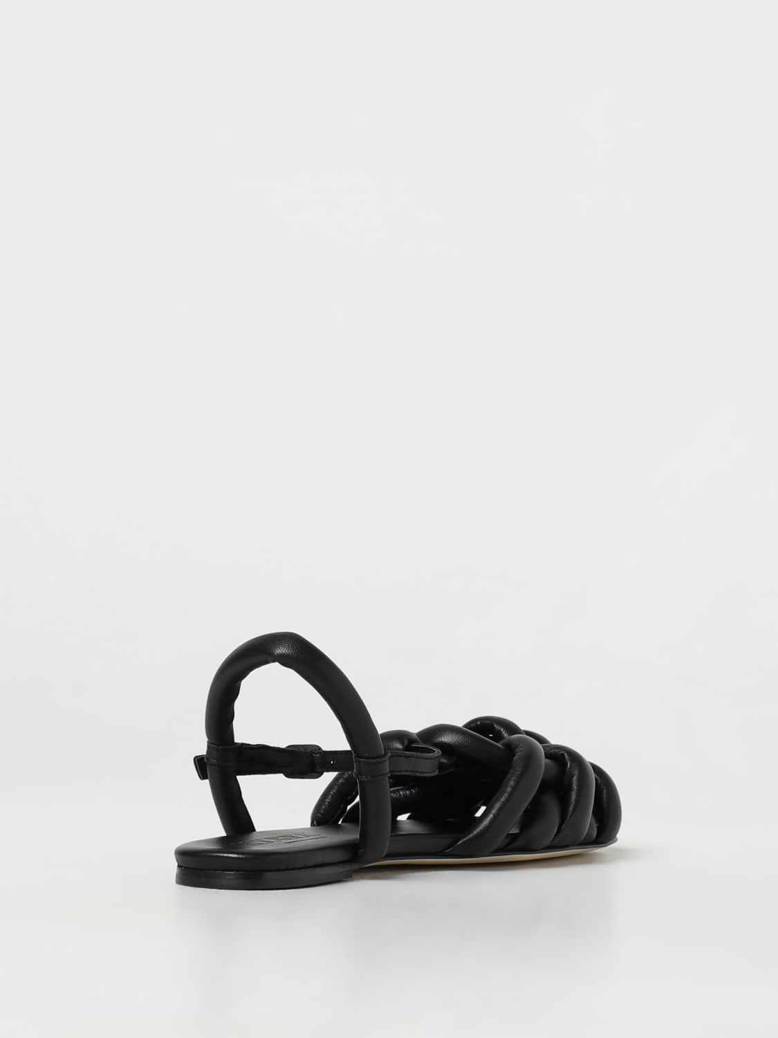 HEREU FLAT SANDALS: Shoes woman Hereu, Black - Img 3