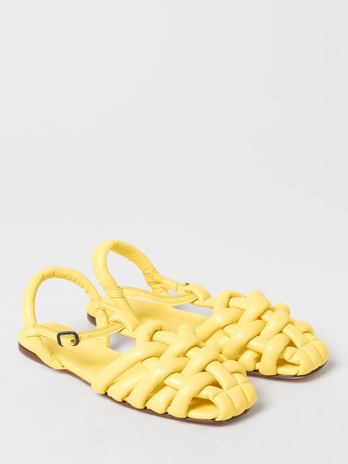 HEREU FLAT SANDALS: Shoes woman Hereu, Yellow - Img 2