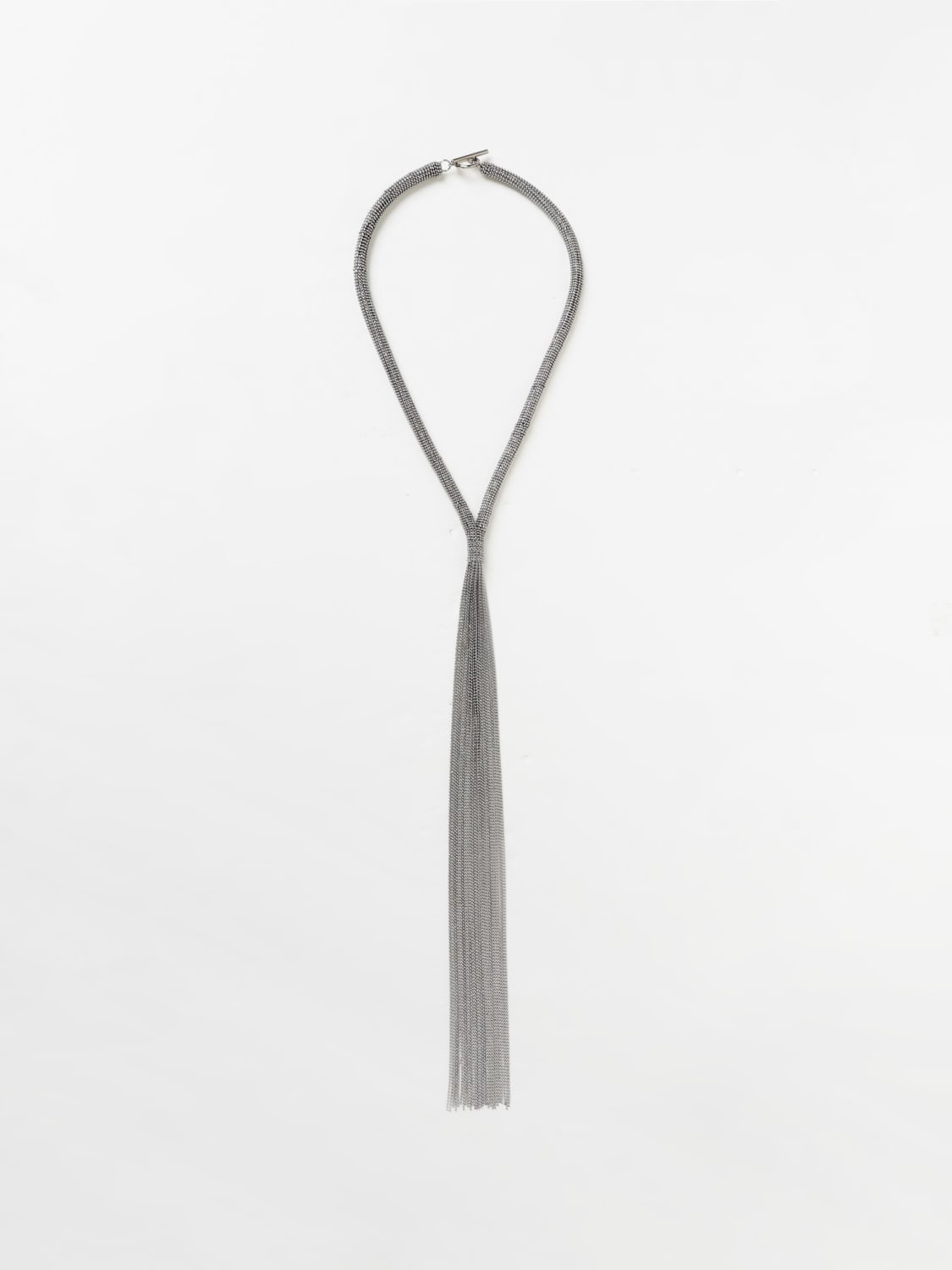 ネックレス・ペンダント BRUNELLO CUCINELLI FW24 Tie necklace (MCOW9G221 C736) Brunello Cucinelli - Golden necklace with chains MCOW9G221