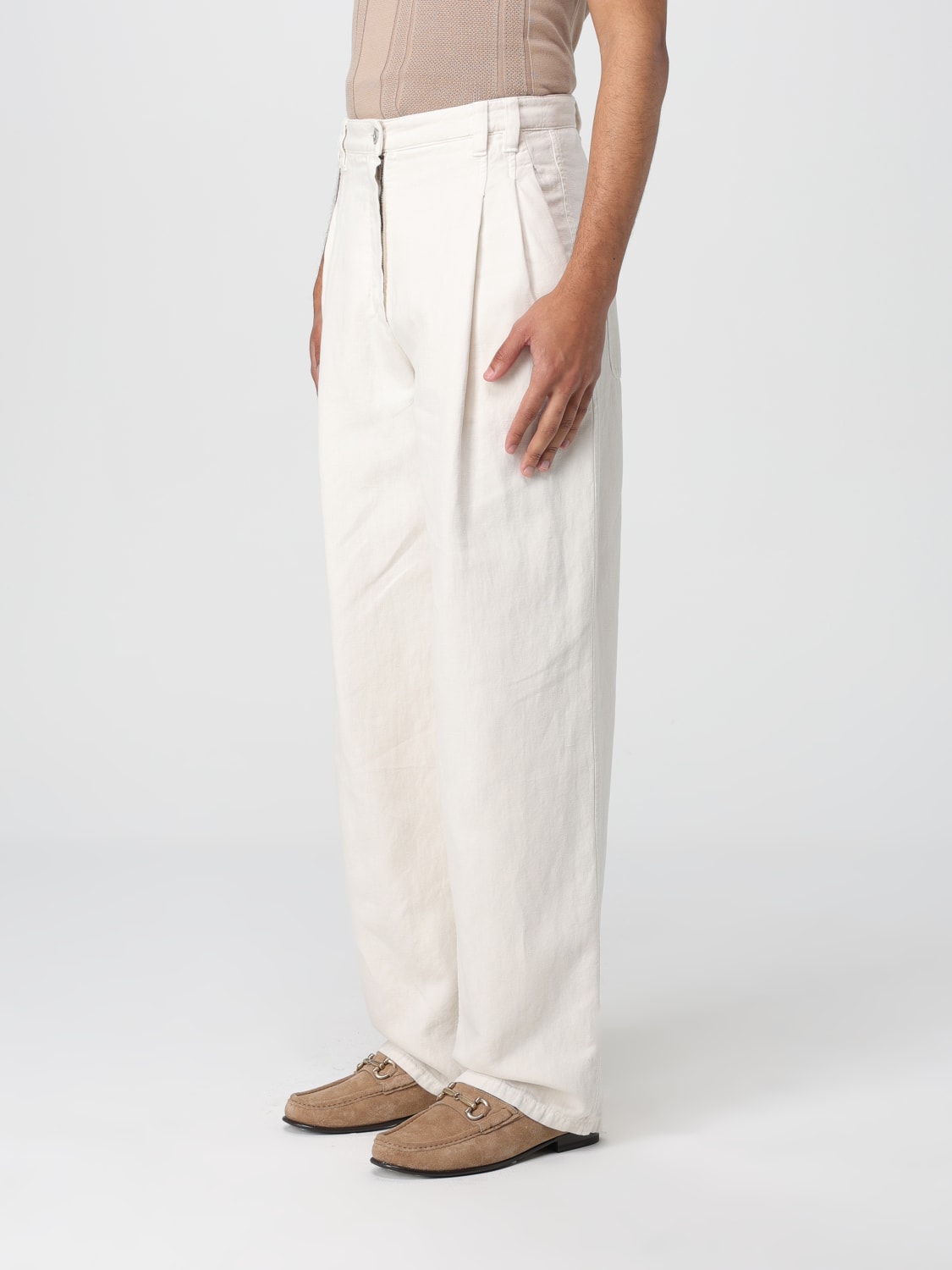 BRUNELLO CUCINELLI: Pants woman - White | Brunello Cucinelli pants