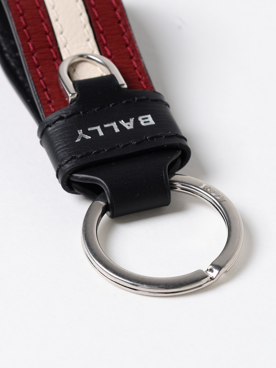 BALLY KEYRING: Keyring men Bally, Black - Img 2