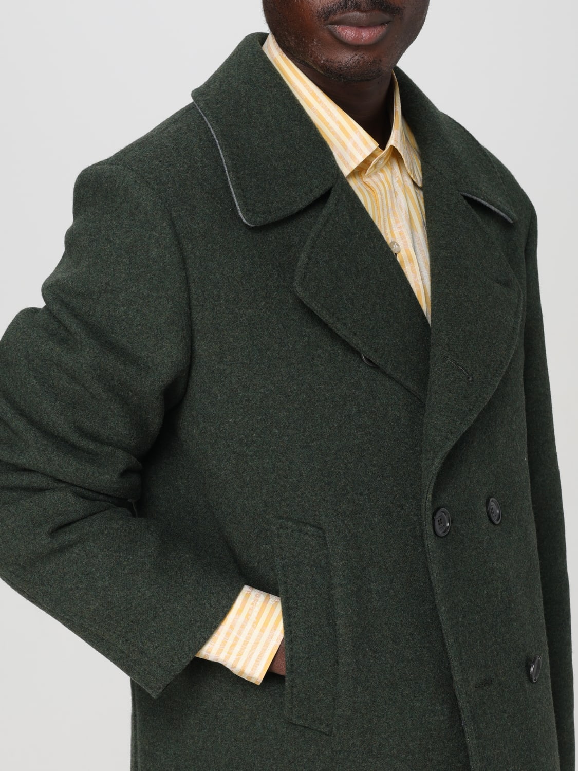 ETRO COAT: Coat men Etro, Green - Img 5