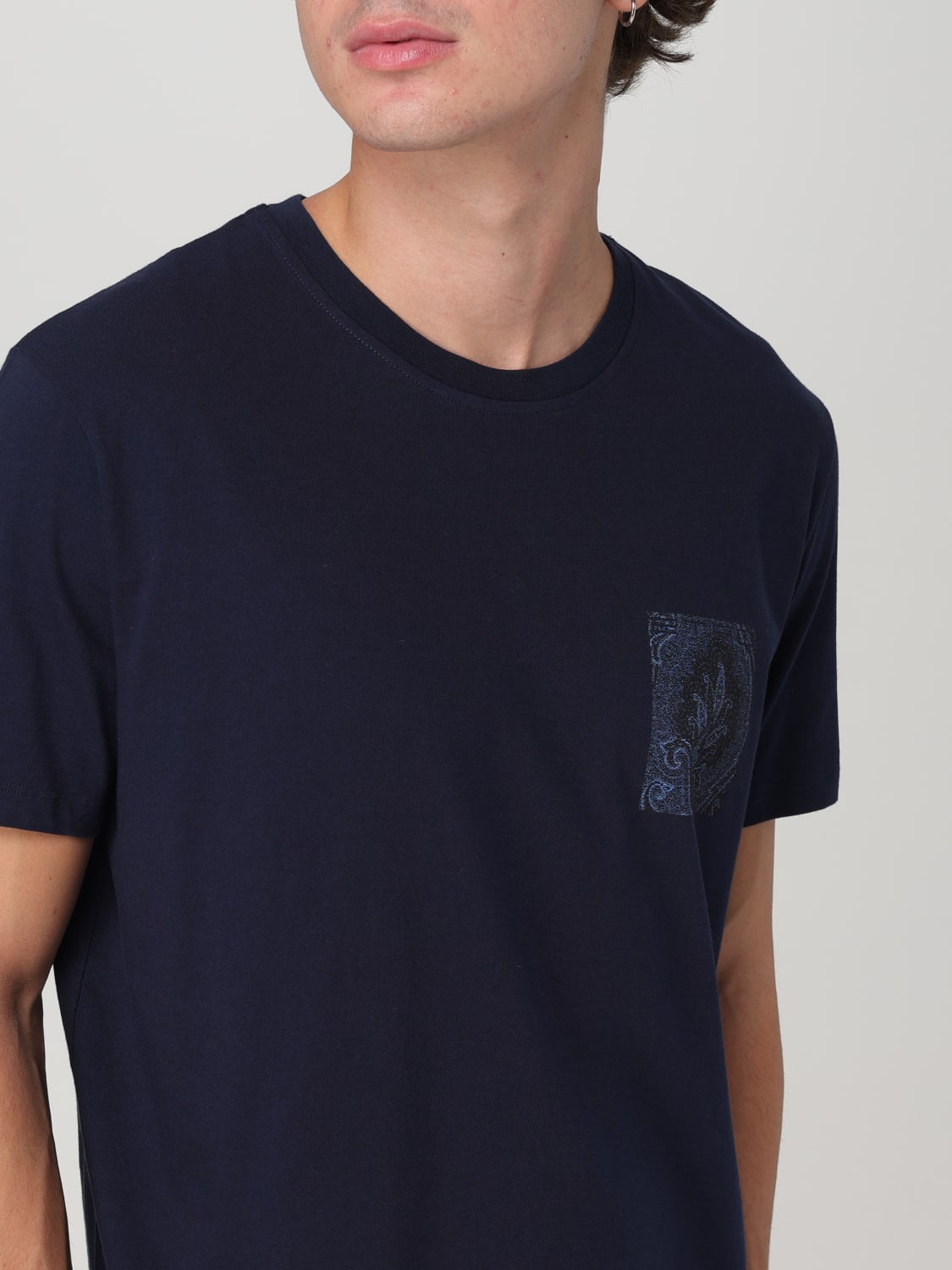 ETRO T-SHIRT: T-shirt men Etro, Blue - Img 5