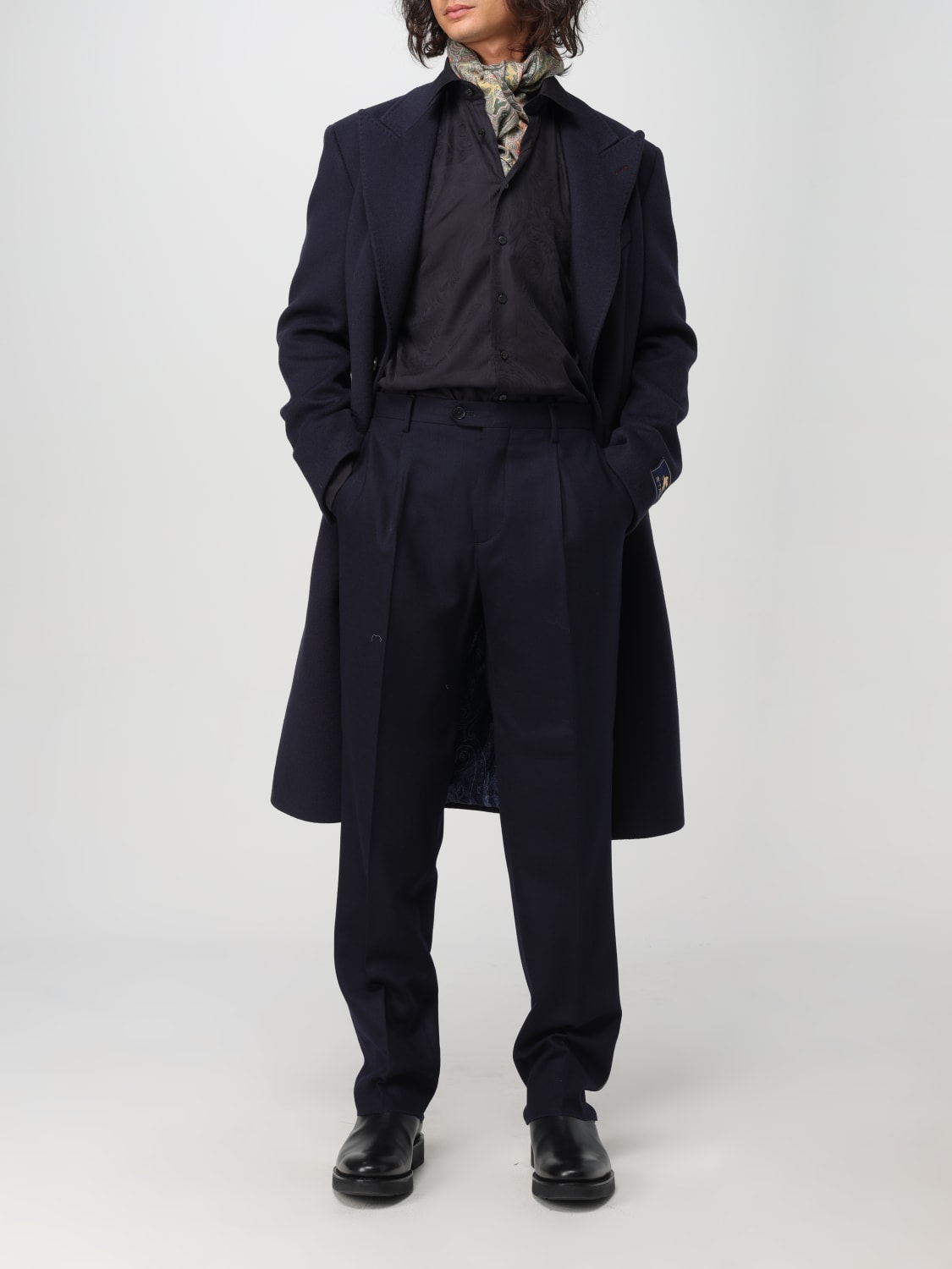 ETRO COAT: Coat men Etro, Blue - Img 2