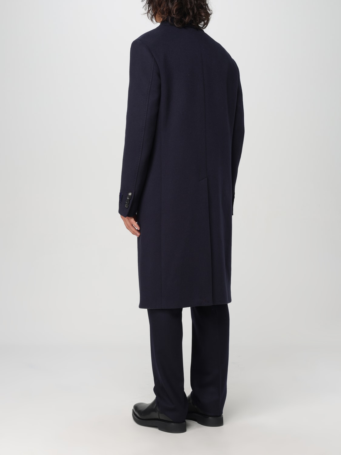 ETRO COAT: Coat men Etro, Blue - Img 3