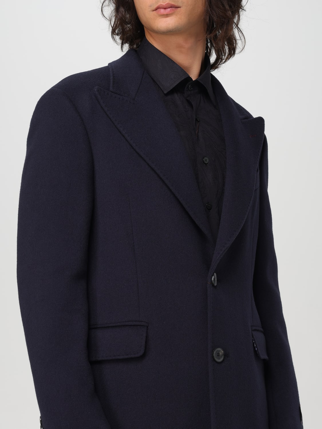 ETRO COAT: Coat men Etro, Blue - Img 5