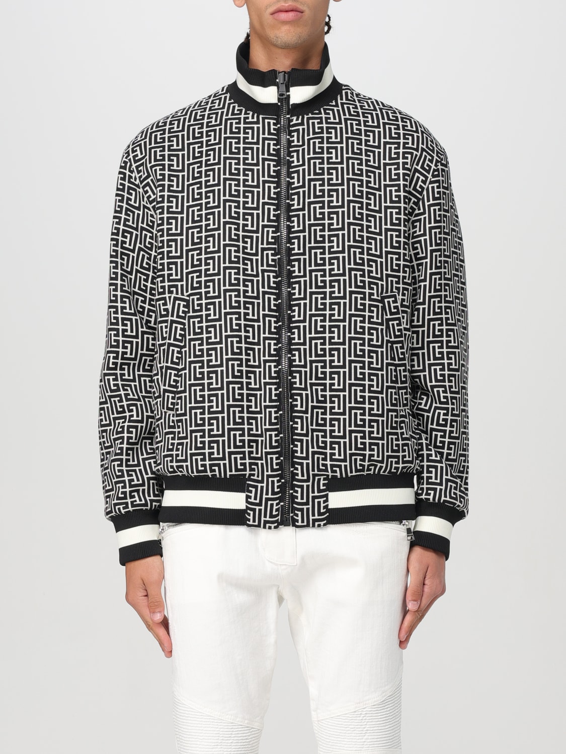 Giglio Giacca-Bomber reversibile con zip Balmain