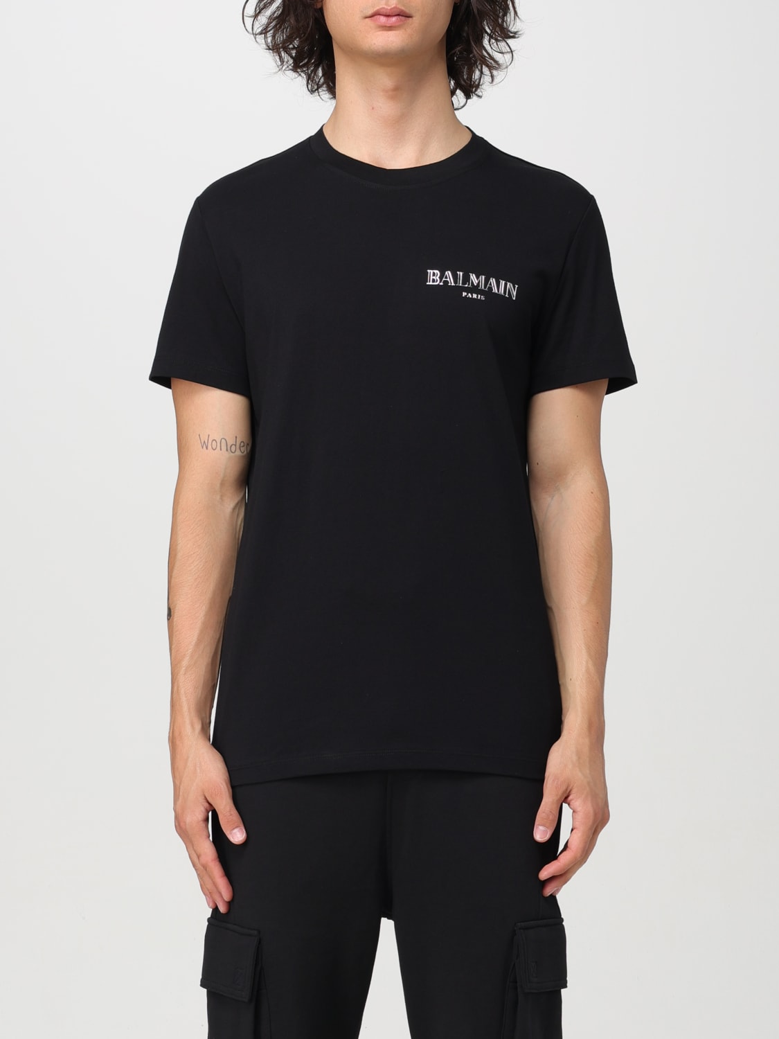 Giglio T-shirt Balmain con logo stampato