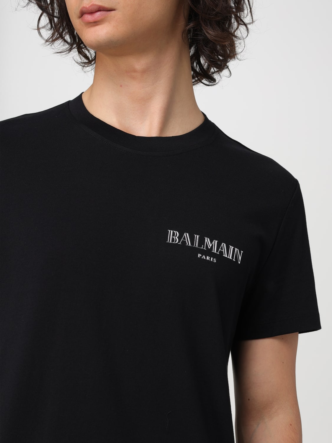 BALMAIN T-SHIRT: T-shirt men Balmain, Black - Img 5