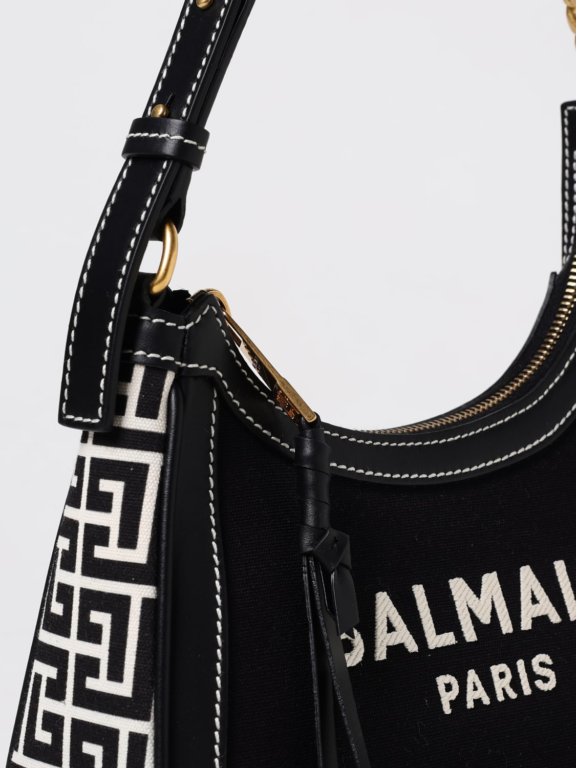 BALMAIN SHOULDER BAG: Shoulder bag woman Balmain, Black - Img 4