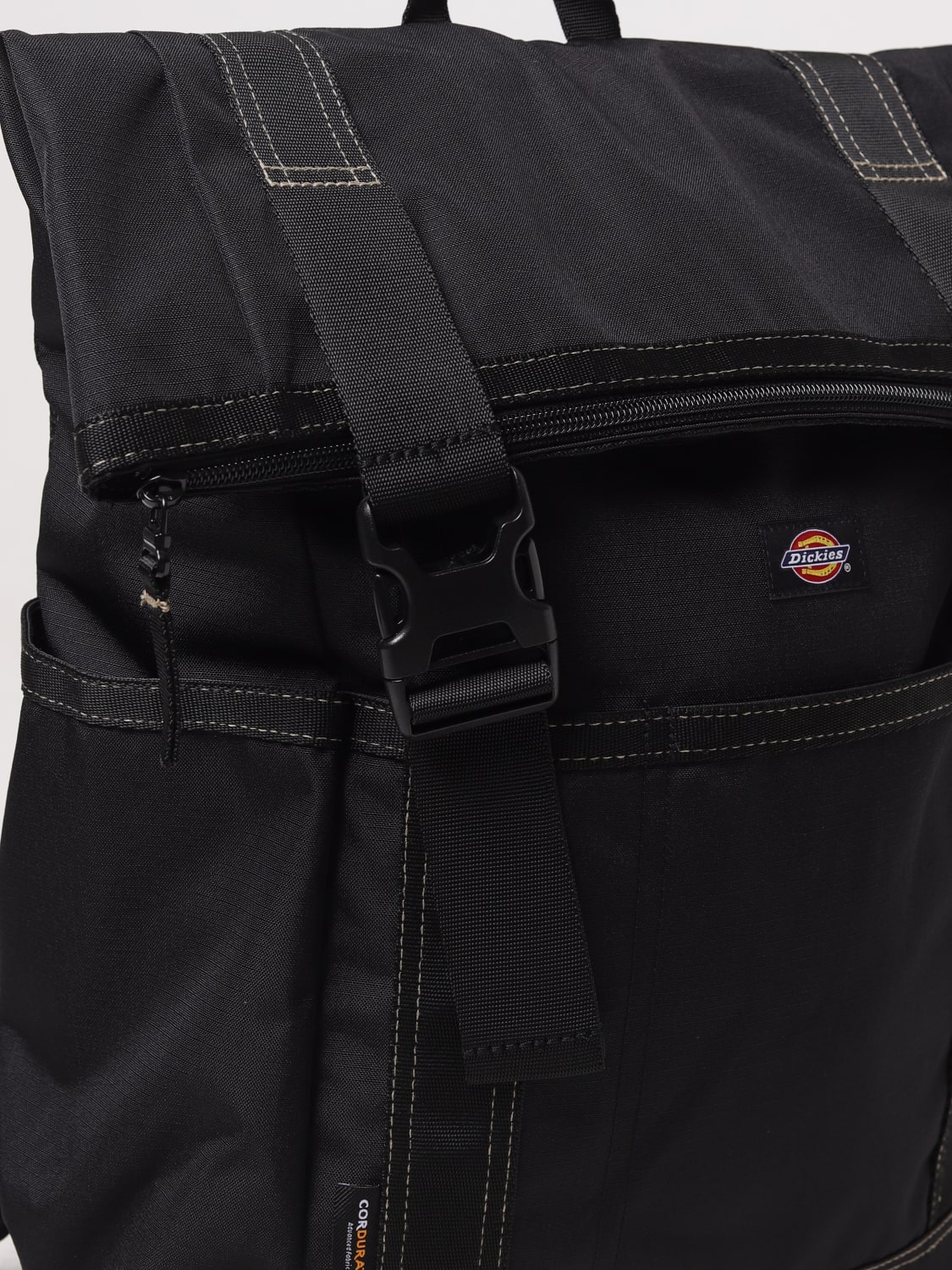 DICKIES ZAINO: Zaino Ashville Roll Top Dickies in nylon , Nero - Img 3