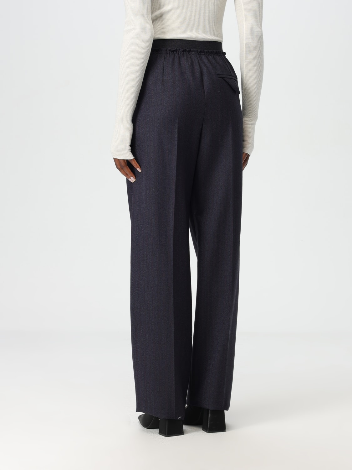 BOTTEGA VENETA PANTS: Pants woman Bottega Veneta, Blue - Img 3