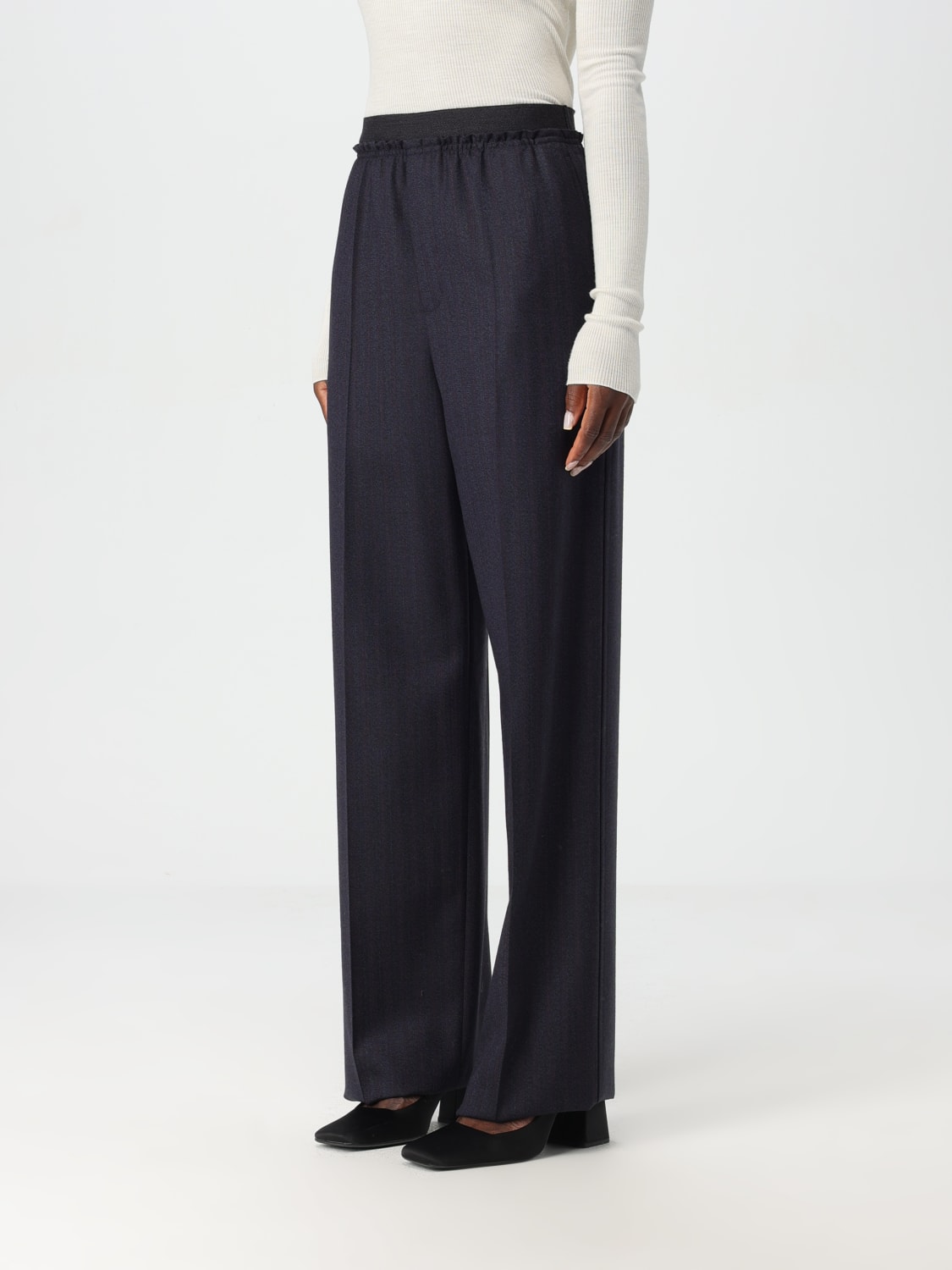 BOTTEGA VENETA PANTS: Pants woman Bottega Veneta, Blue - Img 4